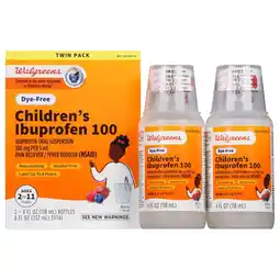Walgreens Children's Dye-Free Ibuprofen 100 Oral Suspension Berry offer