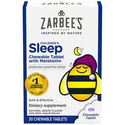 Walgreens Children's Sleep with Melatonin Chewables - Grape Grape, Fragrance-Free offer