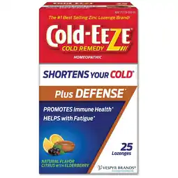 Walgreens Zinc Lozenges, Homeopathic Cold Remedy Citrus With Elderberry offer