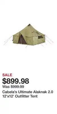 Cabela's Cabela's Ultimate Alaknak 2.0 12'x12' Outfitter Tent offer