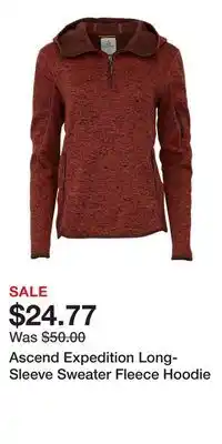 Cabela's Ascend Expedition Long-Sleeve Sweater Fleece Hoodie offer
