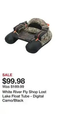Cabela's White River Fly Shop Lost Lake Float Tube - Digital Camo/Black offer
