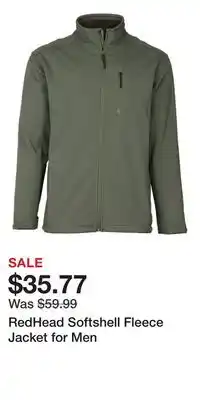 Cabela's RedHead Softshell Fleece Jacket for Men offer