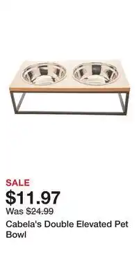 Cabela's Cabela's Double Elevated Pet Bowl offer