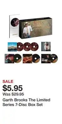 Cabela's Garth Brooks The Limited Series 7-Disc Box Set offer
