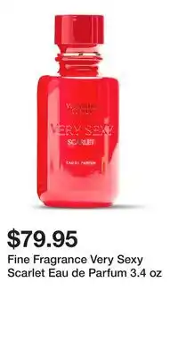 Victoria's Secret Fine Fragrance Very Sexy Scarlet Eau de Parfum 3.4 oz offer