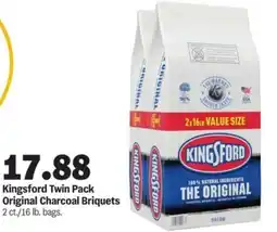 Meijer Kingsford Twin Pack Original Charcoal Briquets offer