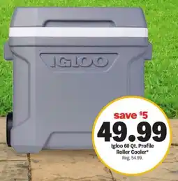 Meijer Igloo Profile Roller Cooler offer