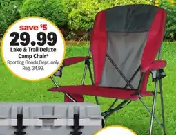 Meijer Lake & Trail Deluxe Camp Chair offer