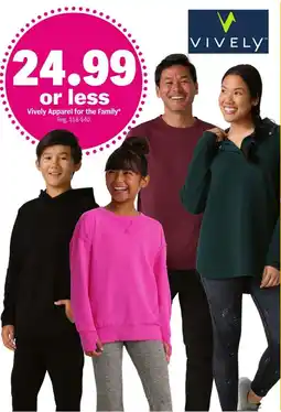 Meijer Vively Apparel for the Family offer