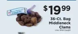 ShopRite Middleneck Clams offer