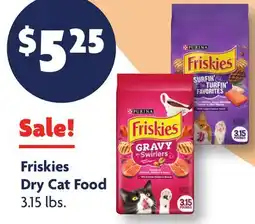 Family Dollar Purina Friskies Dry Cat Food offer
