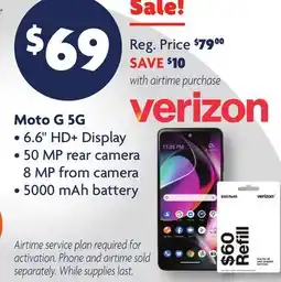 Family Dollar Moto G 5G offer