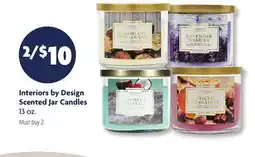Family Dollar Interiors by Design Scented Jar Candles offer