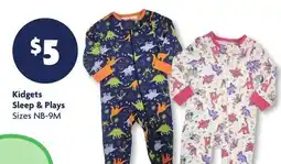 Family Dollar Kidgets Sleep & Plays offer