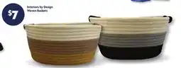 Family Dollar Interiors by Design Woven Baskets offer