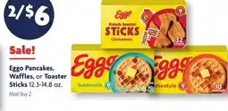 Family Dollar Eggo Pancakes, Waffles, or Toaster Sticks offer