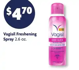 Family Dollar Vagisil Freshening Spray offer