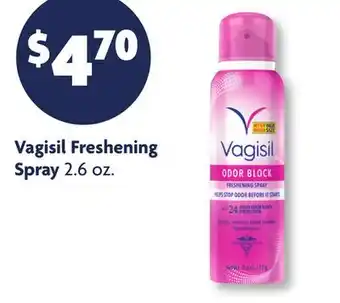 Family Dollar Vagisil Freshening Spray offer