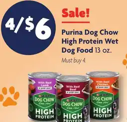 Family Dollar Purina Dog Chow High Protein Wet Dog Food offer