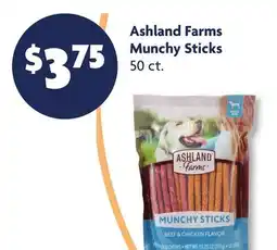 Family Dollar Ashland Farms Munchy Sticks offer