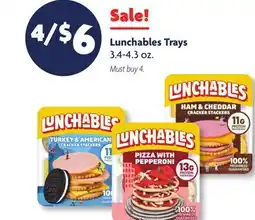 Family Dollar Lunchables Trays offer