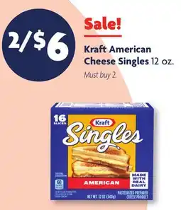 Family Dollar Kraft American Cheese Singles offer