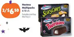 Family Dollar Hostess Multipacks offer
