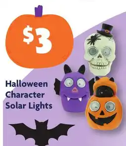 Family Dollar Halloween Character Solar Lights offer
