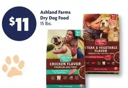 Family Dollar Ashland Farms Dry Dog Food offer