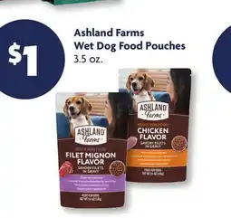 Family Dollar Ashland Farms Wet Dog Food Pouches offer