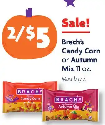 Family Dollar Brach's Candy Corn or Autumn Mix offer