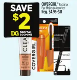Dollar General COVERGIRL Facial or Eye Makeup offer