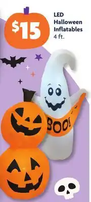 Family Dollar LED Halloween Inflatables offer