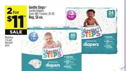 Dollar General Gentle Steps Jumbo Diapers offer