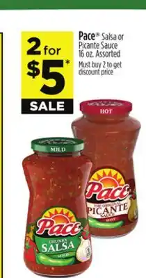 Dollar General Pace Salsa or Picante Sauce offer
