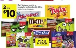 Dollar General Mars Halloween Candy Mix or Everyday Fun Size Candy Bags offer
