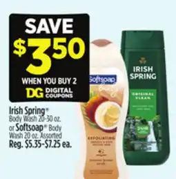Dollar General Irish Spring or Softsoap offer