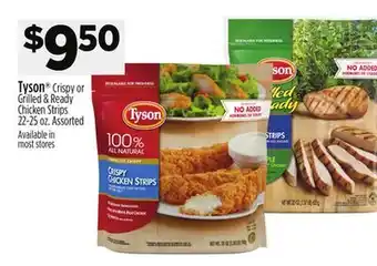 Dollar General Tyson Crispy or Grilled & Ready Chicken Strips offer