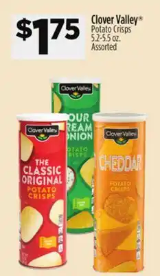 Dollar General Clover Valley Potato Crisps offer