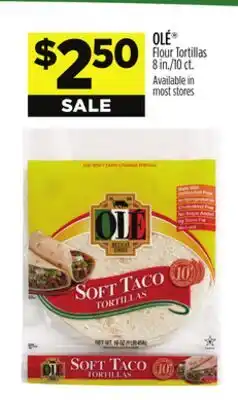 Dollar General OLÉ Flour Tortillas offer