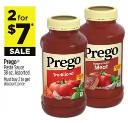 Dollar General Prego Pasta Sauce offer