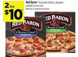 Dollar General Red Baron Pizza offer