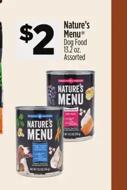Dollar General Nature's Menu Dog Food offer