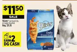 Dollar General 9Lives Cat Food offer
