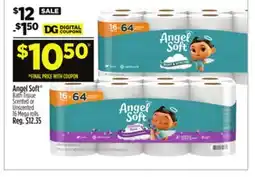 Dollar General Angel Soft Bath Tissue Scented or Unscented offer