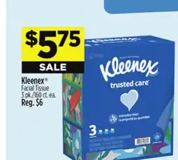 Dollar General Kleenex Facial Tissue offer