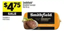 Dollar General Smithfield Breakfast Sausage Roll offer