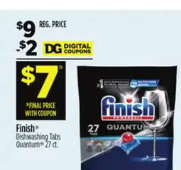 Dollar General Finish Dishwashing Tabs Quantum offer