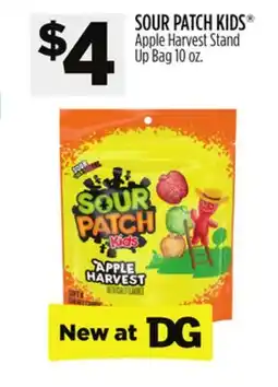 Dollar General SOUR PATCH KIDS Apple Harvest Stand Up Bag offer